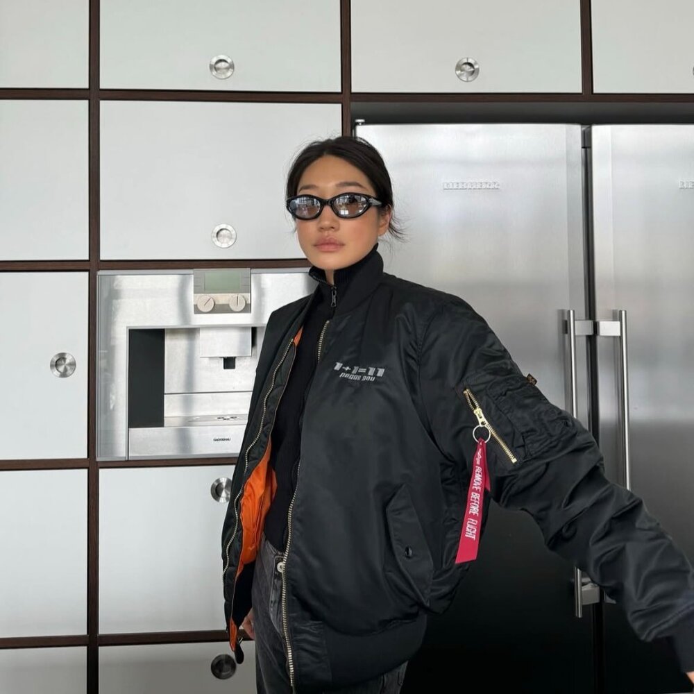 NWT Peggy Gou Peggy Goods 1+1=11 x Alpha Industries Reversible Bomber Size M